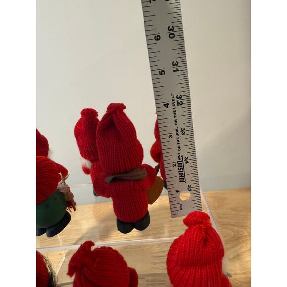 Lot of 9 Ljungstroms Of Sweden Tomte Wooden Figures Adorable Miniatures JL - Picture 10 of 13